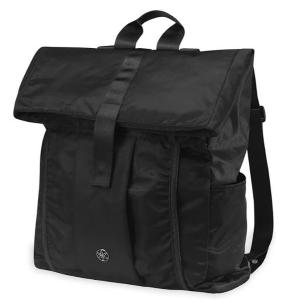 Gaiam EUC Holds Everything Yoga Mat Bag Backpack Yoga Mat Carrier Sleeve black